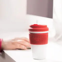 چینی زرین ماگ استیم طرح زرشک