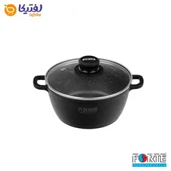 سرویس قابلمه گرانیتی 8 پارچه فورته Forte سرینا (مشکی)