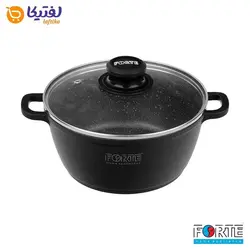 سرویس قابلمه گرانیتی 8 پارچه فورته Forte سرینا (مشکی)