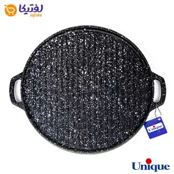 تابه گریل چدنی یونیک درب دار 30 سانتیمتری UN-6003
