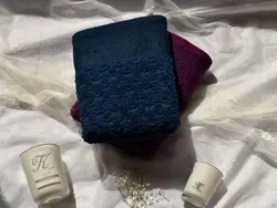 حوله استخری 140*70 تایل سرمه ای – لایکو