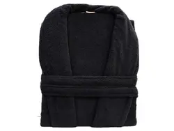 حوله پالتويي دورو آبگيرساده ترکيه سايزM مشکی - لایکو