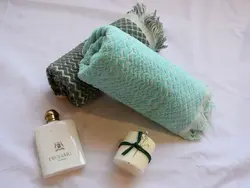 حوله استخری 140*70 مودا سبز - لایکو