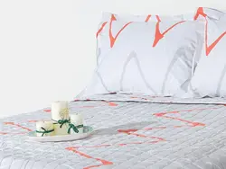 سرويس روتختي دونفره با رويه بالش طرح گراف- لایکو