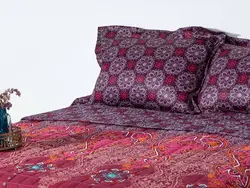 سرويس روتختي دونفره با رويه بالش طرح مارلیس - لایکو