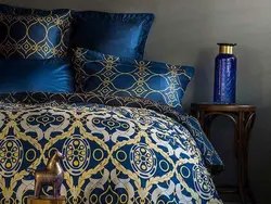 سرويس لحاف کيسه اي دونفره 7تکه سایز بزرگ - لايکو - گلدن