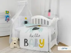 سرویس ملحفه نوزاد 3 تکه بچه فیل