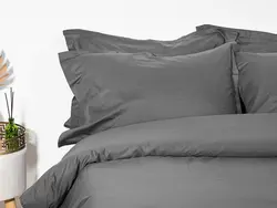 سرويس لحاف کيسه اي دونفره 7تکه -لايکو طوسی ساده