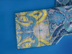 سرویس ملحفه یکنفره  2 تکه کشدار طرح ماهمون آبی - لایکو