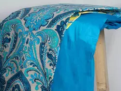 سرویس ملحفه یکنفره  2 تکه کشدار طرح ماهمون آبی - لایکو