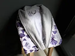 حوله پالتويي مخمل لوکس 135 جوآ  بنفش - لایکو