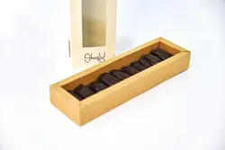 خرما شکلاتی مغزدار بسته بندی کادویی - فروشگاه اینترنتی لاماسوشاپ