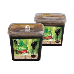 شیره خرما گرما دیده جار پلاستیکی - ارگانیک - فروشگاه اینترنتی لاماسوشاپ