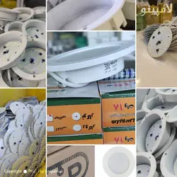 چراغ پنل چشمی 5 وات روشان الکتریک مدل هلیوس گرد