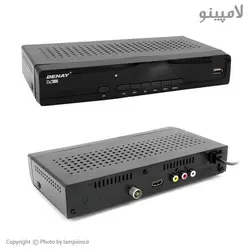 قیمت و خرید گیرنده دیجیتال دنای مدل DVB-T2 STB1024H با کابل AV و HDMI | لامپینو