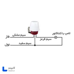 رله روشنایی فتوسل شیوا امواج 16 آمپر مدل PSA-16A