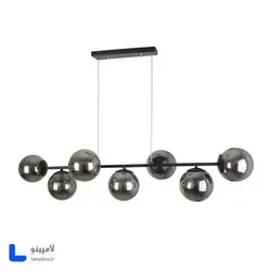 لوستر مدرن مولکولی خطی 12 شعله