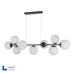 لوستر مدرن مولکولی خطی 9 شعله