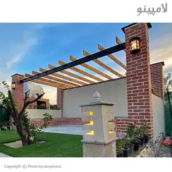 چراغ حیاطی دیواری دوستان مدل سیمرغ