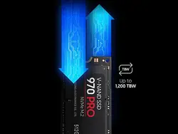 اس اس دی اینترنال سامسونگ مدل 970PROظرفیت 512GB
