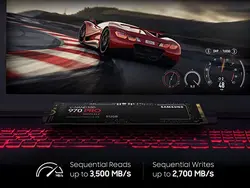 اس اس دی اینترنال سامسونگ مدل 970PROظرفیت 512GB