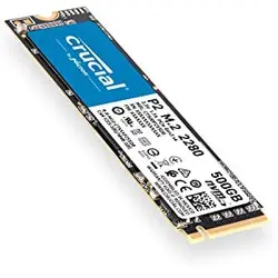 اس اس دی اینترنال کروشیال مدل Crucial P2 PCIe Gen3x4  ظرفیت 1 ترابایت