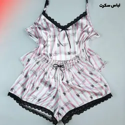 تاپ و شلوارک ویکتوریا سکرت صورتی 1127 😍جذاب و لوکس