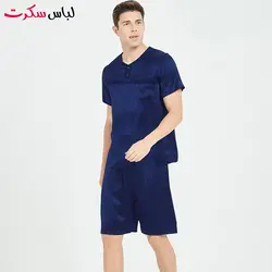 پیراهن شلوارک راحتی مردانه ساتن ابریشم lebassecret989 👌
