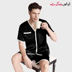 لباس خواب مردانه ساتن ابریشم lebassecret959 😍شیک، لوکس