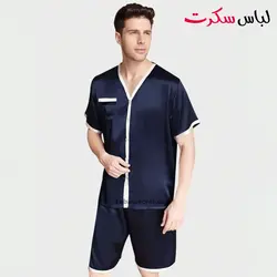 لباس خواب مردانه ساتن ابریشم lebassecret959 😍شیک، لوکس