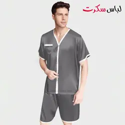 لباس خواب مردانه ساتن ابریشم lebassecret959 😍شیک، لوکس