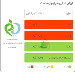 ماست سون پر چرب کاله مقدار 900 گرم