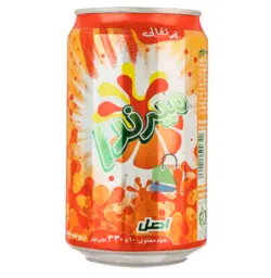 نوشابه گاز دار با طعم پرتقالی میرندا - 330 میلی لیتر