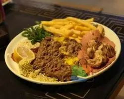 بشقاب خوراک رست بیف