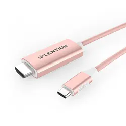 کابل USB-C به HDMI طول 3 متر لنشن مدل CU-707 با بالاترین کیفیت