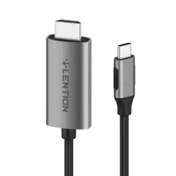 کابل USB-C به HDMI طول 3 متر لنشن مدل CU-707 با بالاترین کیفیت