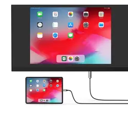 کابل USB-C به HDMI طول 3 متر لنشن مدل CU-707 با بالاترین کیفیت