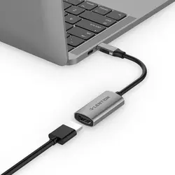 خرید اینترنتی مبدل usb-c به hdmi لنشن مدل CU607 با کیفیت عالی