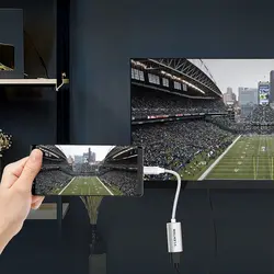 خرید اینترنتی مبدل usb-c به hdmi لنشن مدل CU607 با کیفیت عالی