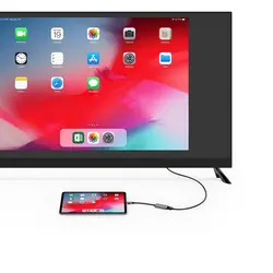 خرید اینترنتی مبدل usb-c به hdmi لنشن مدل CU607 با کیفیت عالی