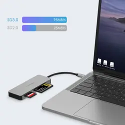 کارت خوان USB-C لنشن مدل C12 با کیفیت عالی