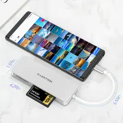 کارت خوان USB-C لنشن مدل C12 با کیفیت عالی