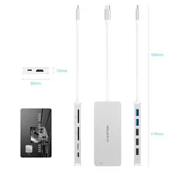 هاب تایپ سی 11 پورت C19 ELITE برند لنشن