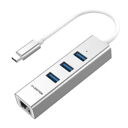 لنشن C23S هاب usb-c با سرعت انتقال بالا و خروجی اترنت|لنشن