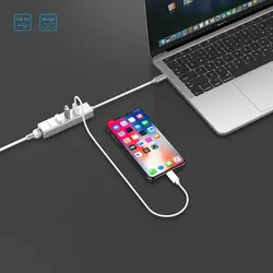 لنشن C23S هاب usb-c با سرعت انتقال بالا و خروجی اترنت|لنشن