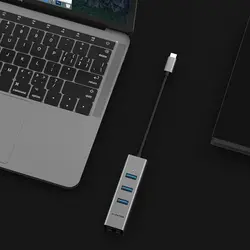 لنشن C23S هاب usb-c با سرعت انتقال بالا و خروجی اترنت|لنشن