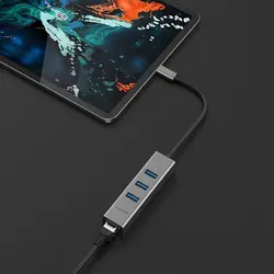 لنشن C23S هاب usb-c با سرعت انتقال بالا و خروجی اترنت|لنشن