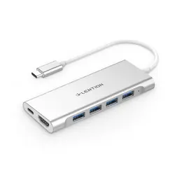هاب USB-C لنشن C35 با 6 پورت خروجی پرکاربرد