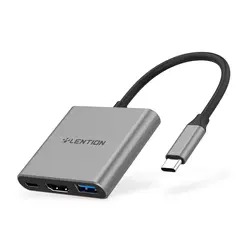 خرید اینترنتی هاب3پورت USB-C لنشن مدل C14 با کیفیت عالی