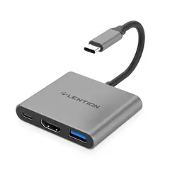 خرید اینترنتی هاب3پورت USB-C لنشن مدل C14 با کیفیت عالی